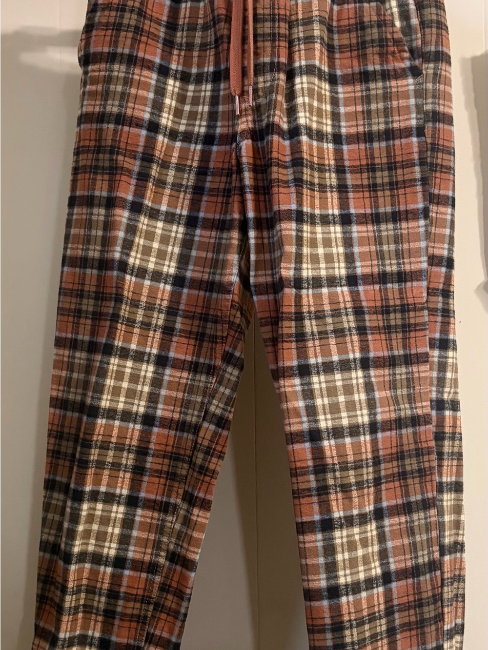 Women’s Plaid Lounge Pants - Brown Plaid